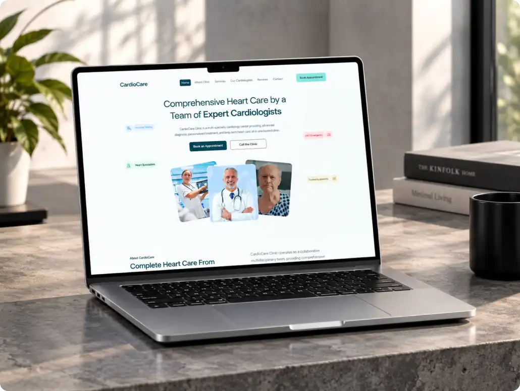 CardioCare — Heart Care Website