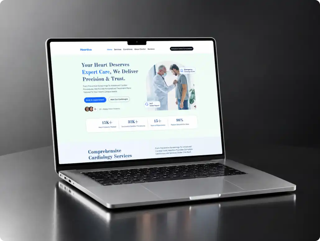 Heartiva — Modern Cardiology Website