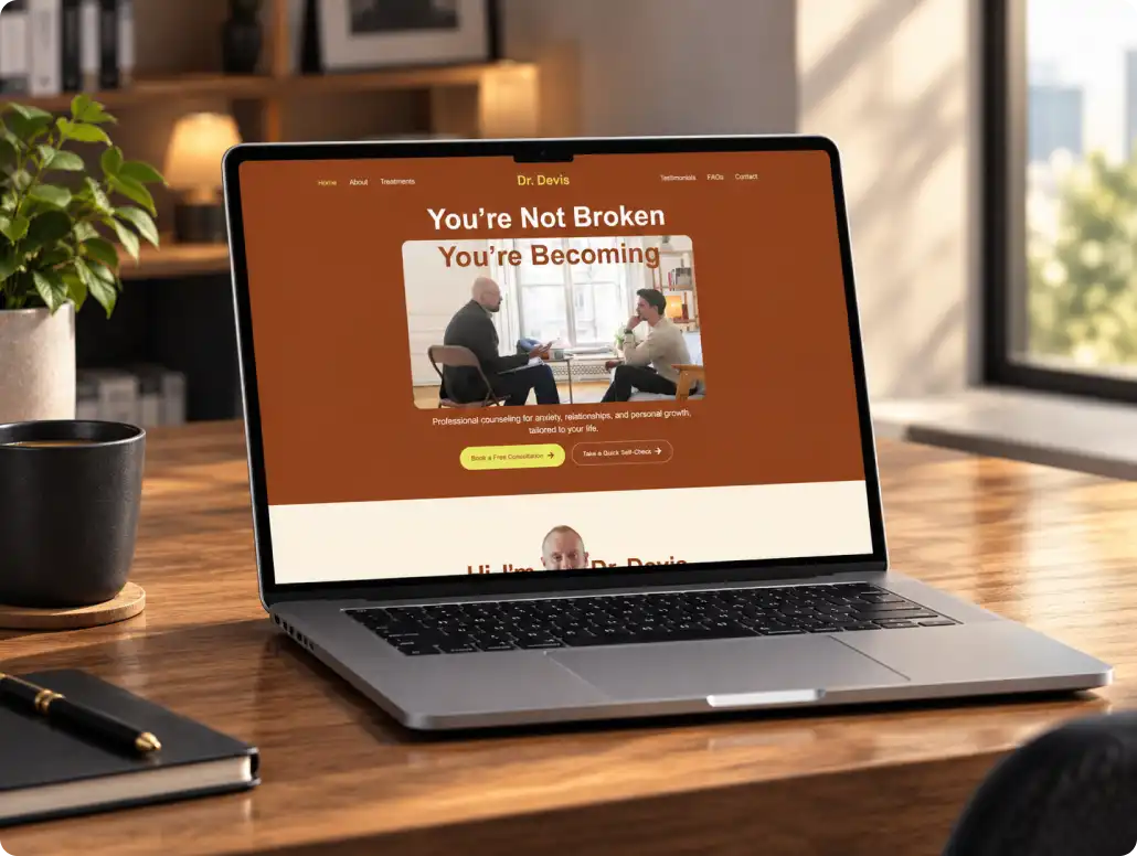 Therapy & Wellness Website